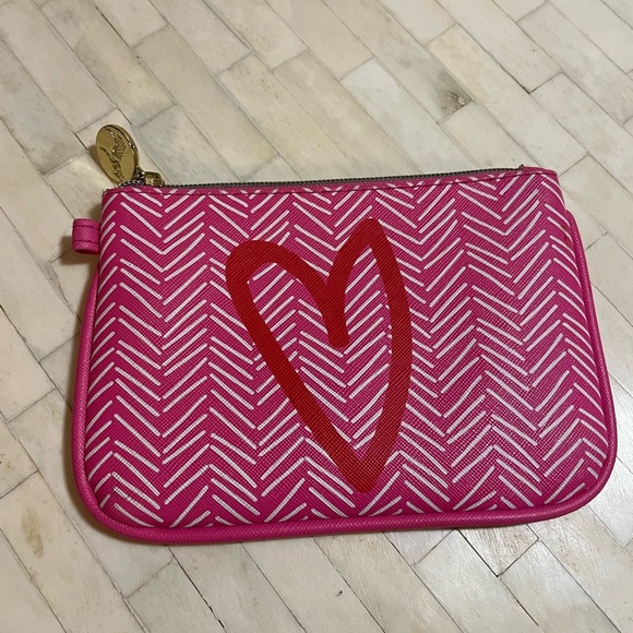 Dabney Lee Handbags - Dabney Lee Pink and Red Small Heart Pouch